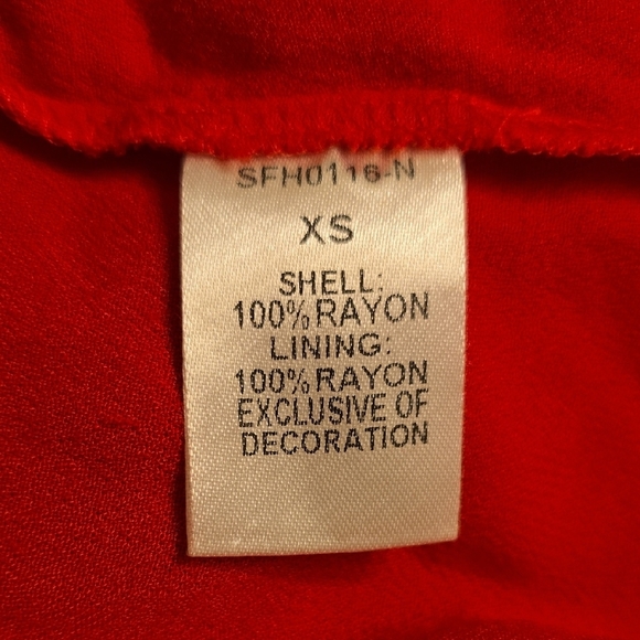 THML Blue and Red Mini Dress - Picture 11 of 14